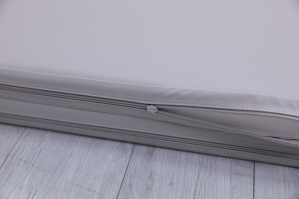 Gymnastic Mattress Satellite Pu 150X100X5 Cm - Three-Piece Grey