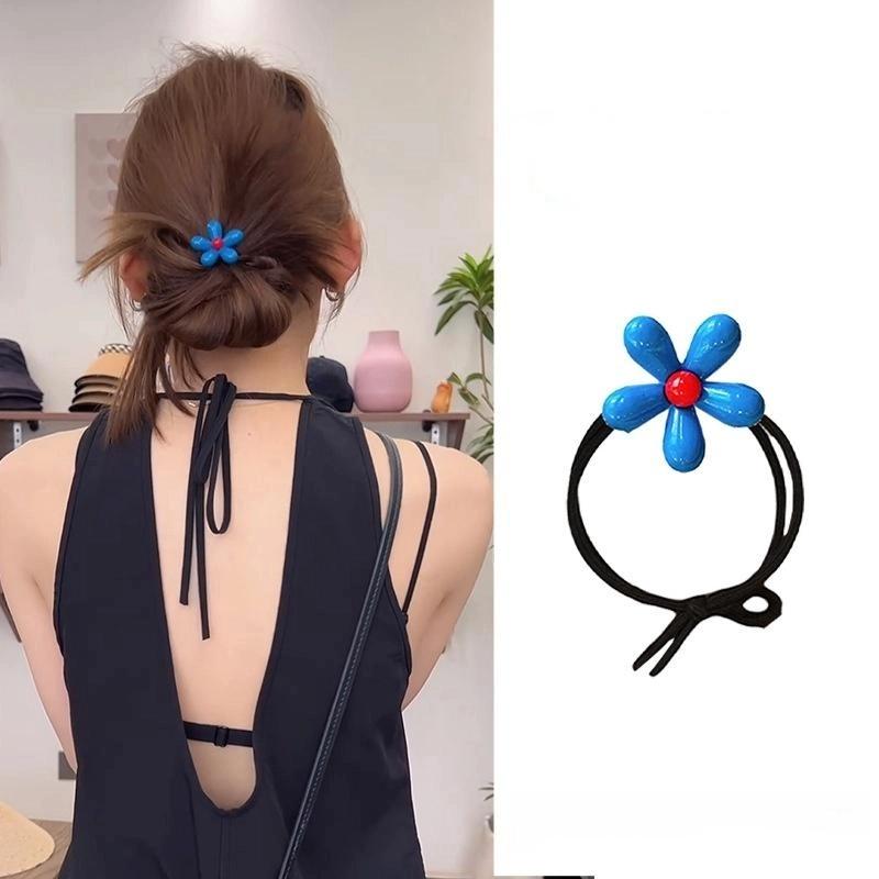 Sky Blue Flower Hair Claw Clips Sweet Girls Clamp Barrettes Exquisite Elegance Shark Crab Clips Women Hair Accessoires