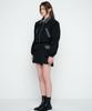 MOIFAIRE Button Wool Shorts / Black