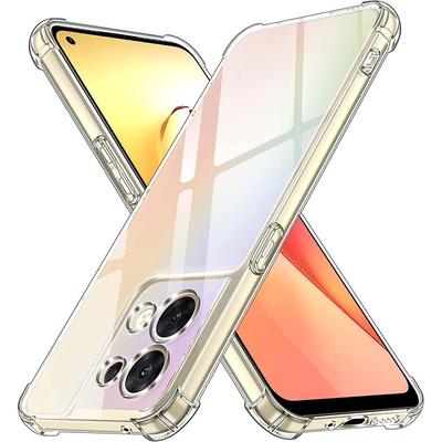 Thick Shockproof Silicone Clear Phone Case For Oppo Reno 8 5G 8T 4G 10 Pro 5G 7 4G 7Z 5G 5 Lite Protection Case Back Cover