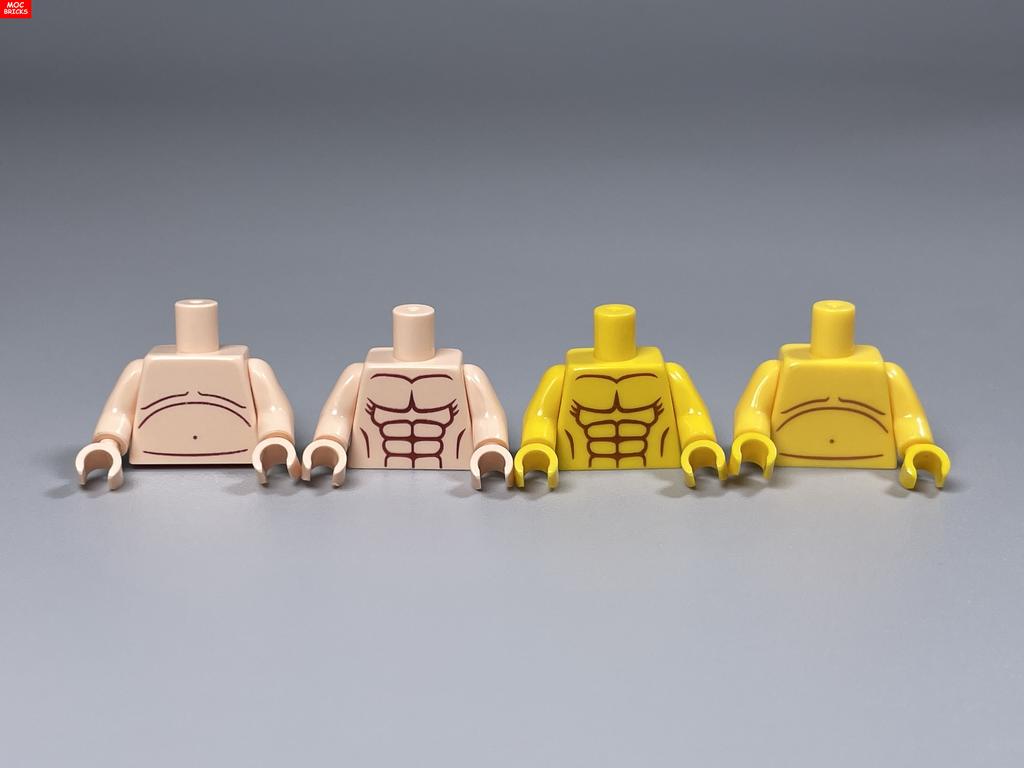 MOC Bricks Suit Series Chef Bridegroom Torso Cloth 4cm Figure Body Part Educational Building Blocks Assembled Toys Plastic Doll