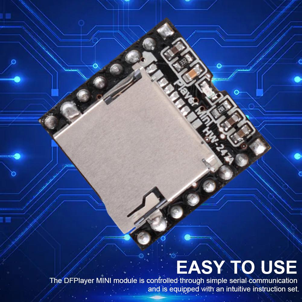 DFPlayer Mini MP3 Player Module V3.0 16P MP3 Voice Decode Board for Arduino Mini MP3 Player Audio Module
