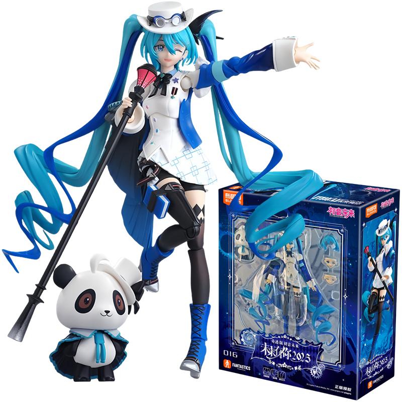 Original Hatsune Miku WITH YOU 2O25 Miracle Edition Miku Singer FANTASTICS Action Figure Joint Mobility Assembly Toy Doll Gift