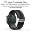 SACOSDING Nové chytré hodinky pro muže, ženy, typ vzduchové pumpy a airbagu, test krevního tlaku, 1,43palcový AMOLED displej EKG, volání přes Bluetooth
