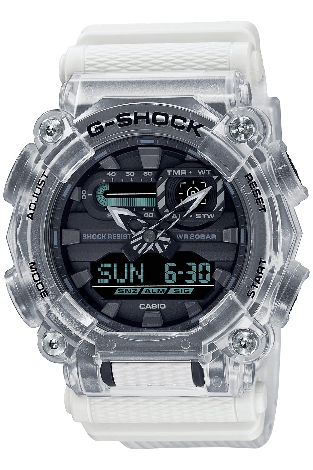 

Часы Casio серии Sound Wave белые G-Shock GA-900SKL-7AJF мужские