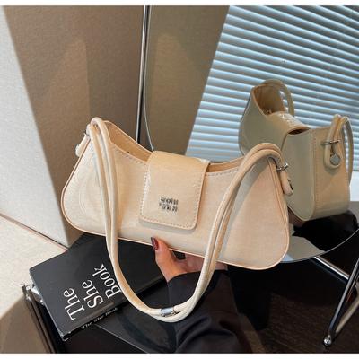 Premium-Tasche Damen große Kapazität neue Mode Nische Einzel Schulter Unterarm Pendeln Baguette-Tasche