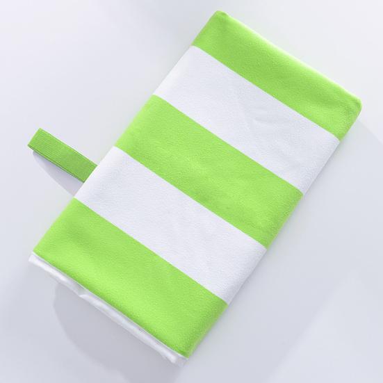 80x160cm Microfiber Quick-dry Striped Soft Absorbent Gym Pool Beach Bath Towel