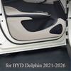 Leather Door Anti-Kick Pad Protector for BYD Dolphin -2026 – 4PCS Car Door Panel Kick Guards, Scratch & Scuff Resistant