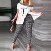 2024 Autumn Women's European & American Two-Piece Irregular Fashion Long Pants Set