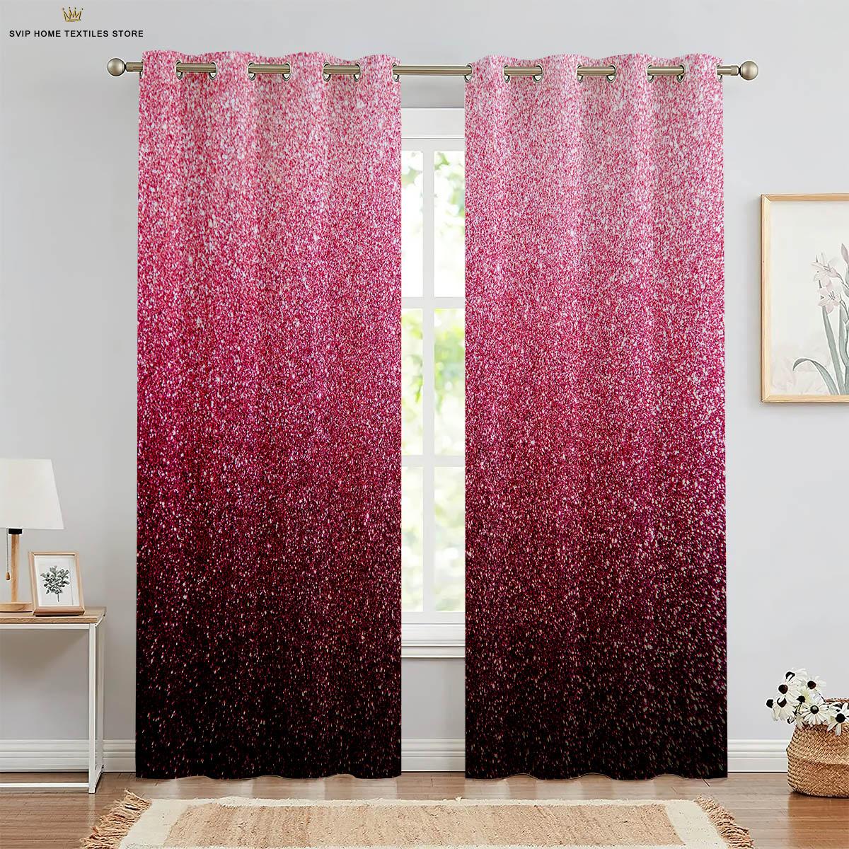 

Cartoon Style Star Pattern Print Window Curtains For Children Room Decorative Piece, Rainbow Color, Ideal For Kitchen Area, Bedroom Space, Balcony W50X130H(CM)X2PCS&Rod pocket