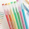 Fluorescent Color Gel Pen 0.6MM Tip Acrylic Gel Inks Pen Quick Dry for Note Taking Journaling Color Coding Highlighting