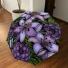 1PC flowers wreathAutomatic Open/Close Umbrella with Windproof, 8-Rib Sturdy Canopy, Durable Ribs, Fashionable Design, Outdoor Accessory, Fun Prin, Ho