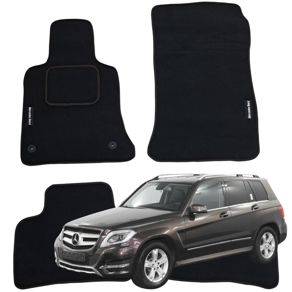 Mercedes glk x204 08-12r. dywaniki welurowe maty do auta wycieraczki haft b