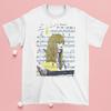 Joni Mitchell With Guitar Music White T-Shirt Cotton S-5XL Unisex T-Shirt