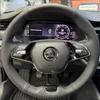 Hand-stitched  Style for Skoda Octavia Superb Kamiq 2 Spoke Steering Wheel -2024 Black Leather Steering Wheel Cover