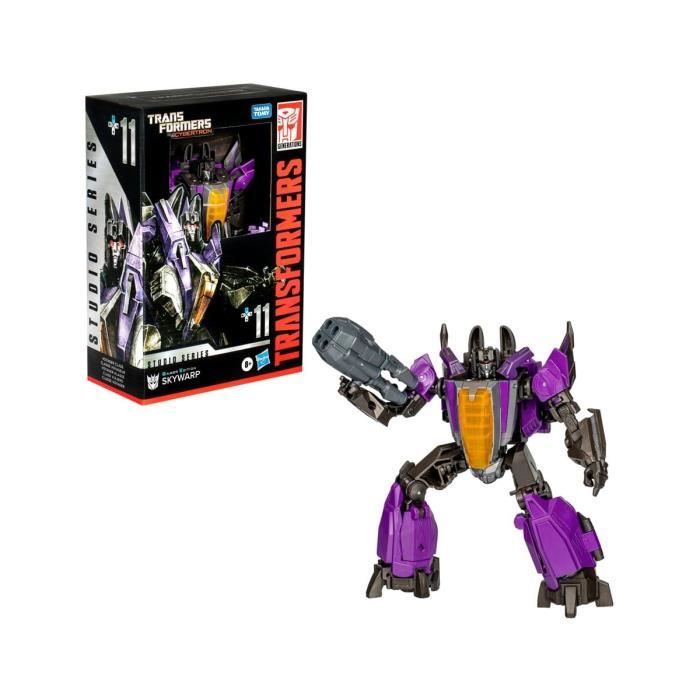 Hasbro - transformers : war for cybertron studio series voyager class - figurine gamer edition skywarp 16 cm