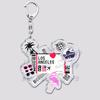 Hot Boarding Pass Keychains for Accessories Bag  NEW YORK TOKYO SEOUL PARIS LONDON Travel Souvenir Tickets Keyring Friends Gifts
