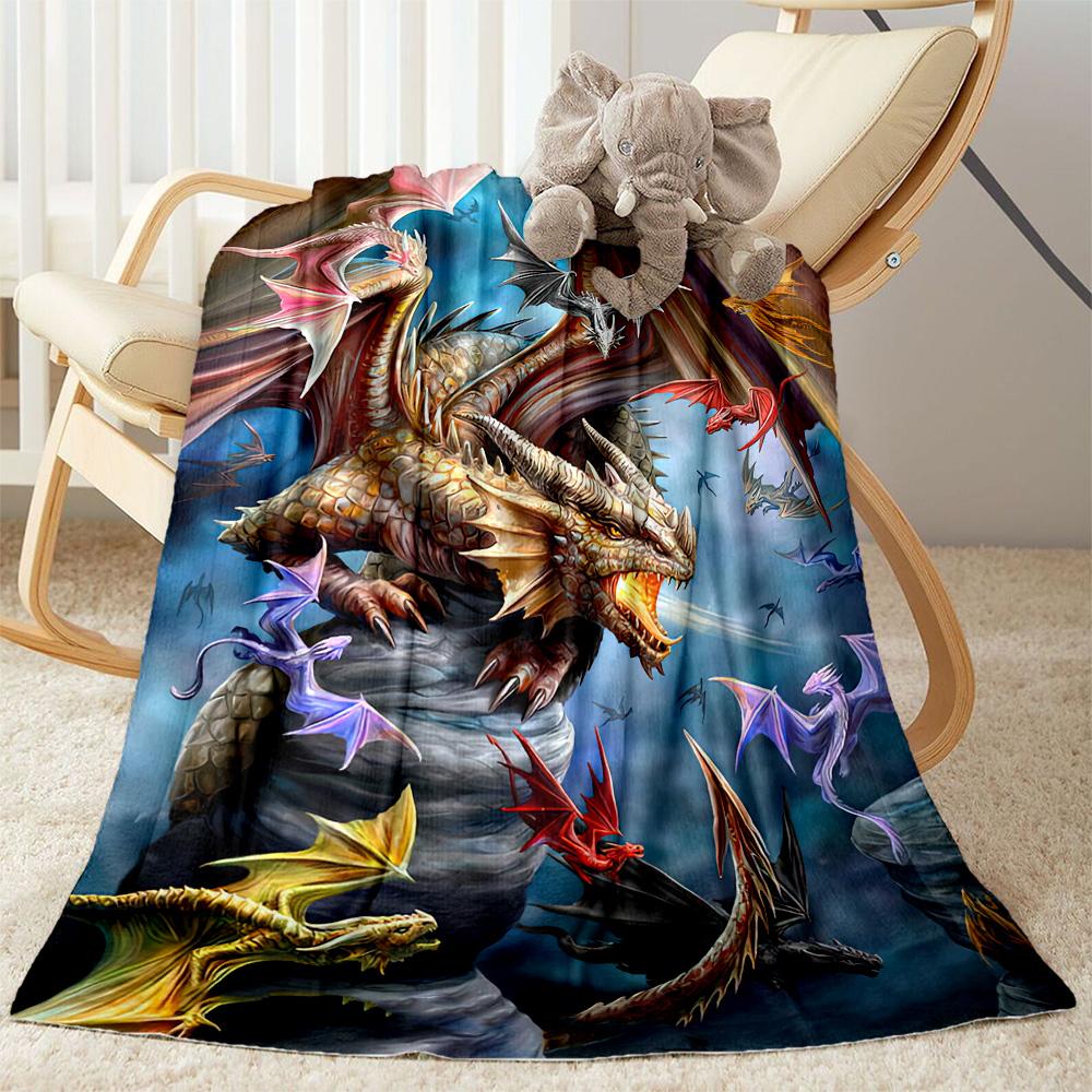 Gothic Style Blanket Soft & Cozy Suitable for Seaside Bed Chair All-Season Use Warmthful Decor Perfect Gift for Relatives and Friends