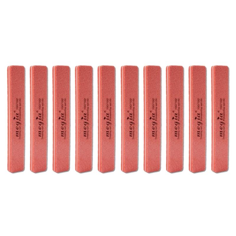 Nail File Professional Double Sided 100/100 Grit Nail Files Emery Board Manicure Pedicure Tools Nail Buffering File 1