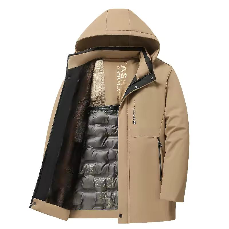 Winter Outdoor Freizeit Angeln Winddicht Warm Parker Baumwolljacke für Herren Bequeme Vielseitige Wattierte Jacke