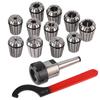 Precision ER32 Collet Chuck Set   MT2 Shank Handle Holder   Spanner for Milling Machine with Box