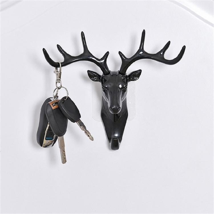 Elephant Deer Adhesive Wall Hanger Plastic Decorative Hook For Entryway Organization Gift Ready Home Accessory