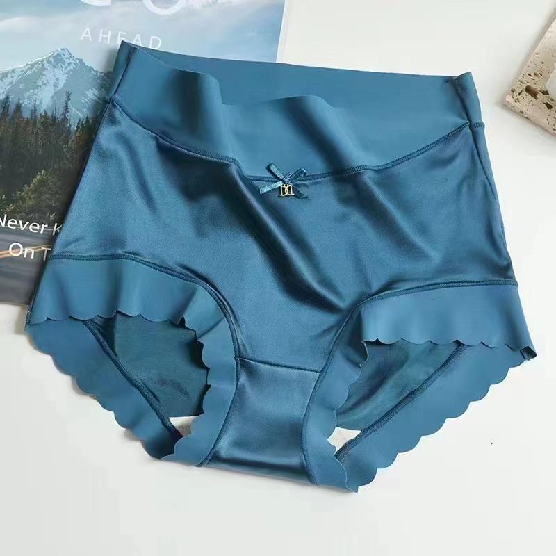 Ice silk Underwear Women's Briefs Soft Sexy High quality Comfortable Abdomen Panties smooth Lingerie