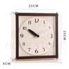 Retro Cream Aesthetic Wall Clock Punch Free Design Modern Fashion Silent Clock Creative Home Living Room Wall Decoration New