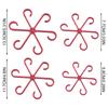 4PCS Plant Stem Support Clips Flower Stem Gathering Frame, Support Fixer Anti-Toppling, Hydroponic Branch Fixing Pot Rack