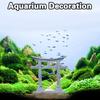 Fish Tank Ornament Japanese Shinto Torii Shrine Gate Model Miniature Aquarium Decoration for Underwater Landscape