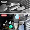 For Tesla Cybertruck Center Console Floor Lower Storage Box Abs Floor Console Storage Tray With Cup Holder Interior Accessories