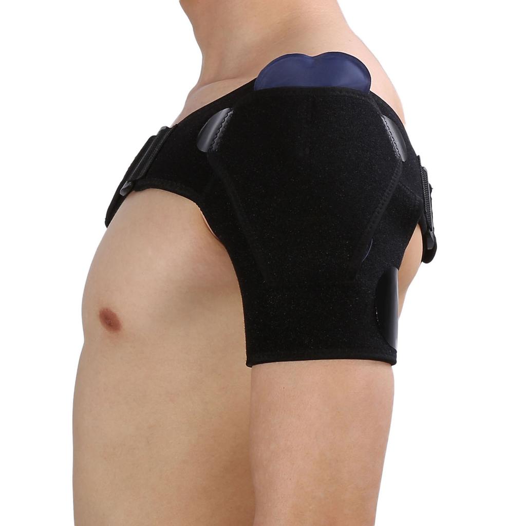 Shoulder Brace with Pressure Pad Breathable Shoulder Support for Rotator Cuff Shoulder Support Sleeve Unisex Shoulder Brace