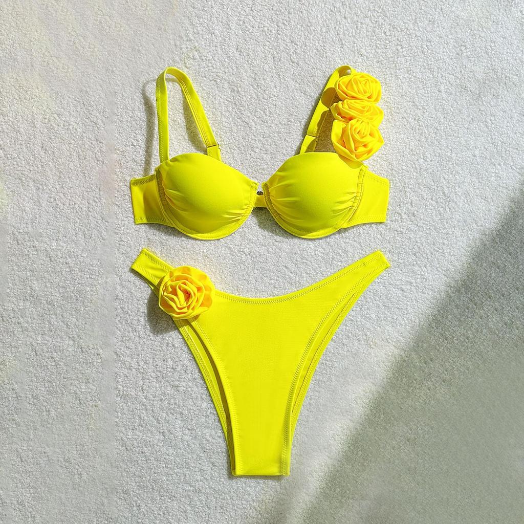 Lässiger zweiteiliger Badeanzug für Damen