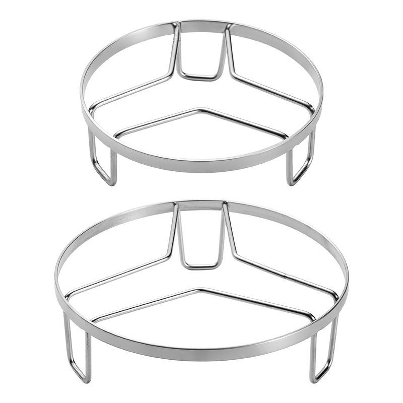 Stainless Steel Steamer Rack for Buns and Vegetables - Heat Insulating Tripod Pot and Storage Rack for Kitchen Countertop