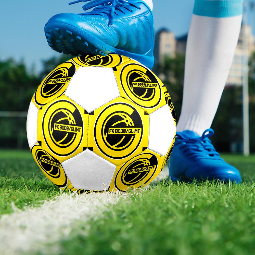 1PC Glimt Size 5 Soccer Ball PrahaIndoor Soccer Ball Colorful All Ages Machine Stitched PVC Competition Ready Durable High-Bounce