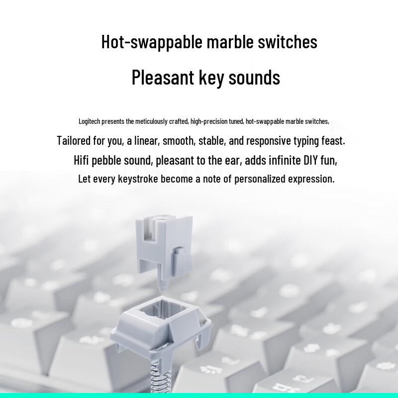 Logitech ALTO KEYS K98M Amber Series AI Custom Wireless Mechanical Keyboard