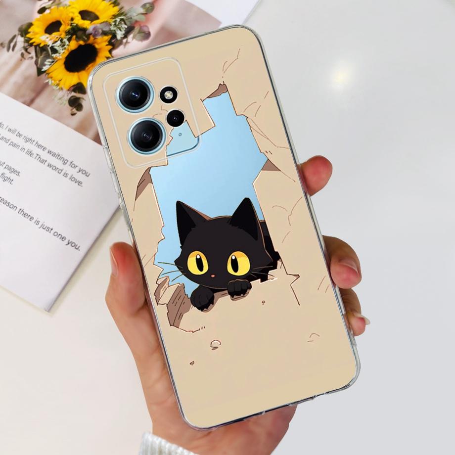 For Xiaomi Redmi Note 12 Pro 4G 5G Note 12s 12r Back Cover Phone Case Soft Clear Silicone Shockproof Protection Funda Coque Capa