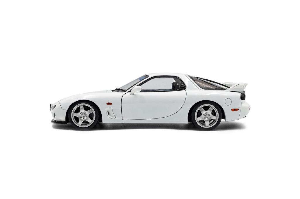 Solido Scale Mazda FD3S RS 1994 White Diecast Model Car 1/18 RX-7