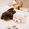 1 Pezzo 354560Cm Kawaii Cane Sdraiato Peluche Giocattoli Amorevole Morbido Orsacchiotto Cane Cuscino Peluche Morbido Animali Bambole Cuscino per Dormire Regalo di Compleanno