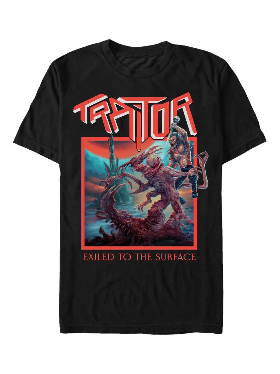 

Men s Traitor Graphic T-Shirt, 100% Cotton Crew Neck Short Sleeve Tee, Casual Summer Top for Daily Wear and Gift 2XL