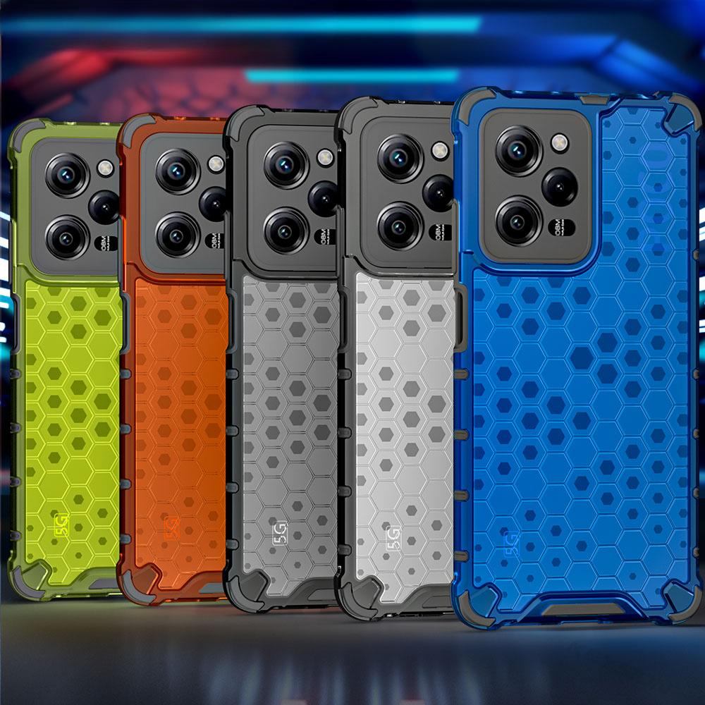 

Противоударный защитный чехол для POCO X5 Pro 5G X4 GT, прозрачная сотовая задняя крышка для телефона Xiaomi Redmi Note 12 Pro + 5G