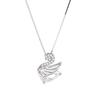 Swan Necklace Women'S Niche Light Luxury Fashion High-End Elegant Design Pendant Accessories Girls Gifts Premium