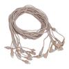 10pcs 3 Pin Hearing Aid Receiver Cable Portable Wear Resistant PVC Hearing Aid Replacement Cord for Hearing Aids