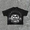 T-shirt Grafiche con Lettere Harajuku Top Y2k Uomo Donna High Street T-shirt Oversize Pro Choice Streetwear Maglietta Vintage Abbigliamento