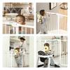 Ycozy BabySafe Baby Gate Stair Safety Gate Children Pet Gate Auto Close Baby Gate Baby Fence Tension Type Baby Guard Fence Height 77cm Installation