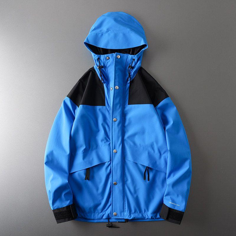 Jacket Outerwear Men's Fashion Brand High Street Windproof Waterproof Trench coat Foreign Trade Men's American Functional Mountain Cargo Jacket