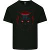 Satanic Cat Evil Halloween Unisexs Light Cotton TShirt