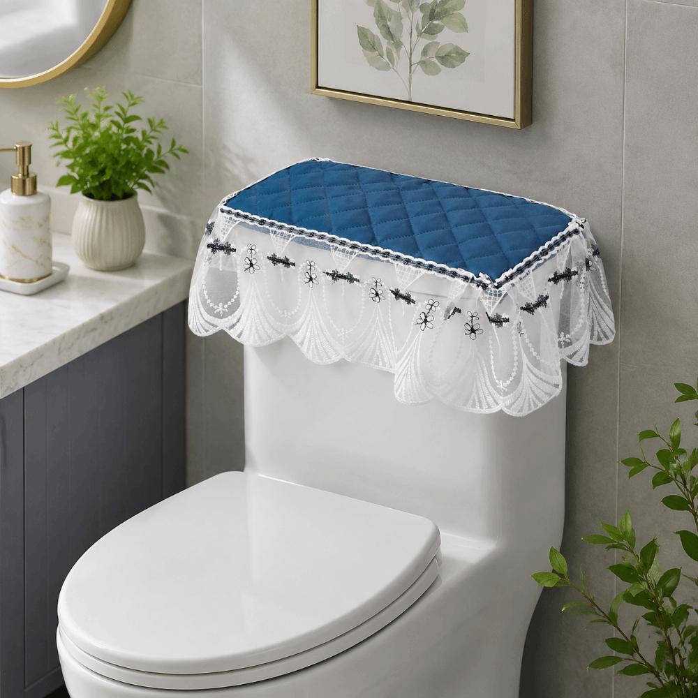 Gerichtsstil Toilettenabdeckung Vintage Toiletten-Sitzbezug Toilettenspülkastenabdeckung Badezimmer