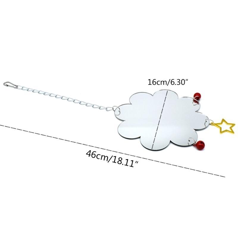 Chicken Mirror Hanging Swing Pecking Toy for Hens Chicks Birds Parrots high quality