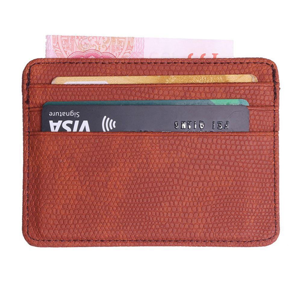 Unisex Money Pouch 4 Card Slots Wallet ID Card Case Card Holder Credit Card Holder